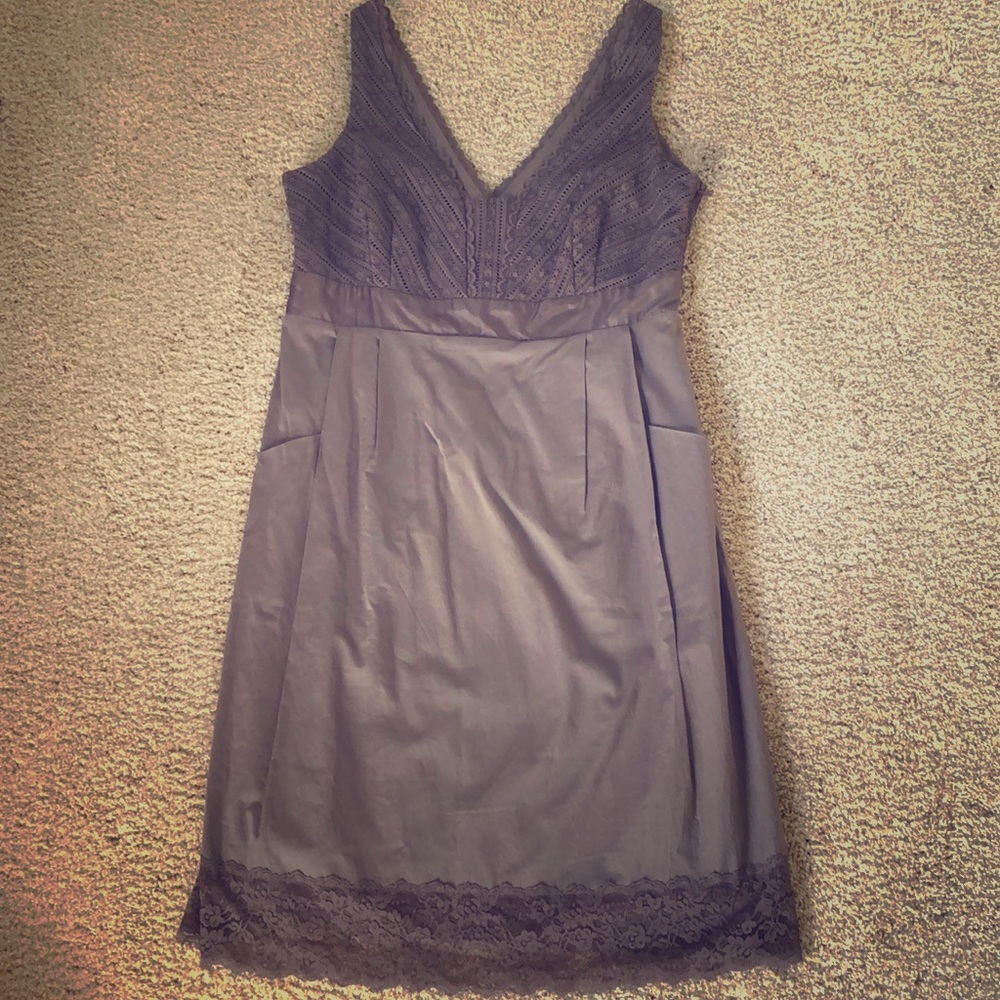 Anthropologie Double Lined Dress